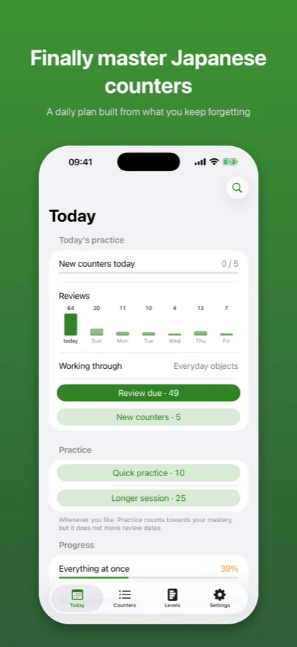 Finally master Japanese counters A daily plan built from what you keep forgetting