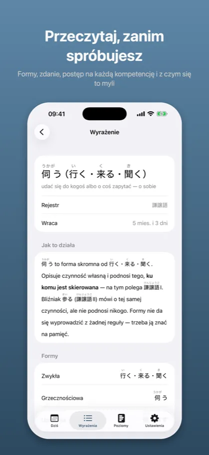 Przeczytaj, zanim spróbujesz Formy, zdanie, postęp na każdą kompetencję i z czym się to myli