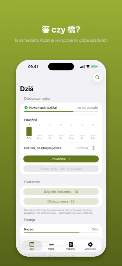 箸 czy 橋? Ta sama kana. Różni je wyłącznie to, gdzie spada ton
